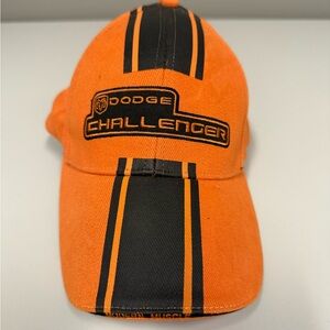 Dodge Challenger Orange Cap